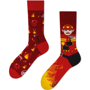 Brandweerman sokken