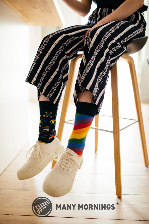 Regenboog sokken 2