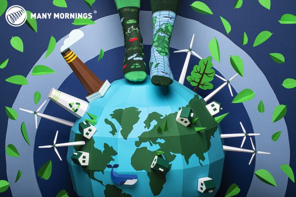 Save the Planet - Many Mornings 2. Mooie milieubewuste sokken