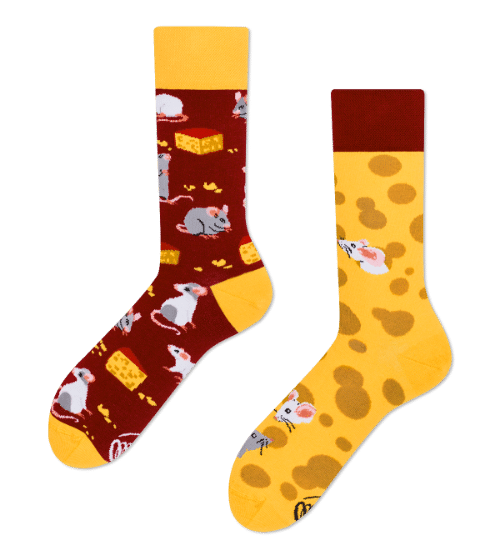 Mismatched sokken