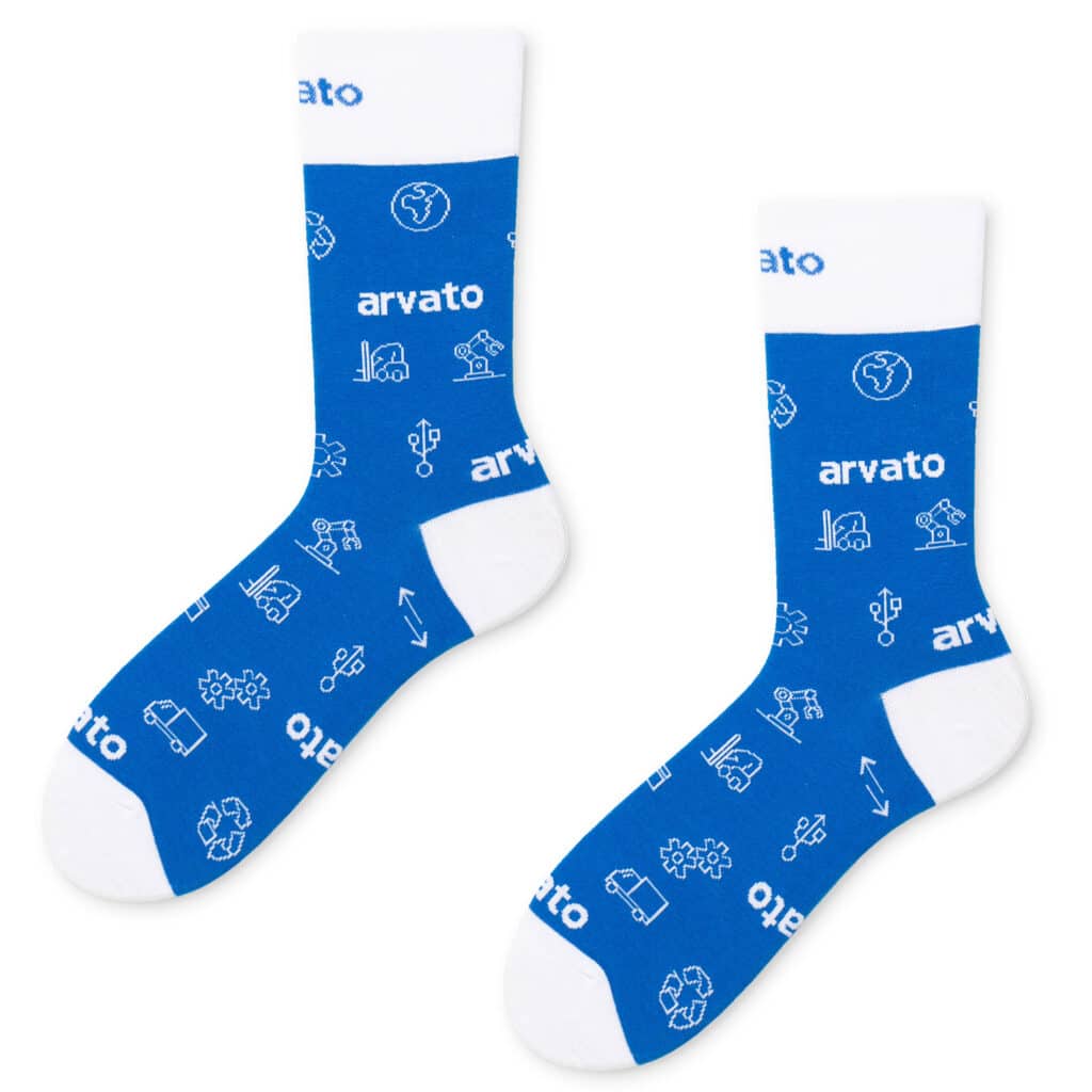 Sokken Met Bedrijfslogo Bedrukken - Arvato Sokken