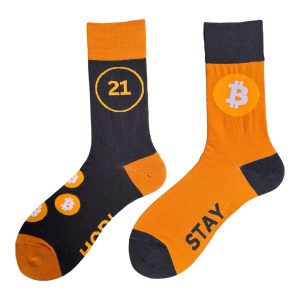 Bedrukken van bitcoin sokken met logo